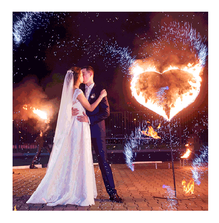 Организация пиротехнического шоу на свадьбу  Долинск | dolinsk.salutsklad.ru
