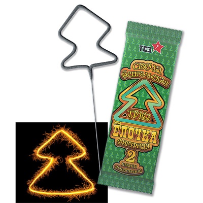 Елочка Бенгальские огни фигурные купить в Долинске | dolinsk.salutsklad.ru