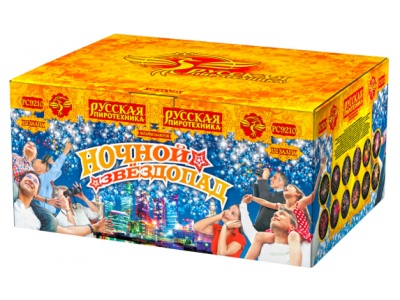 Ночной звездопад Комбинированный Фейерверк купить в Долинске | dolinsk.salutsklad.ru