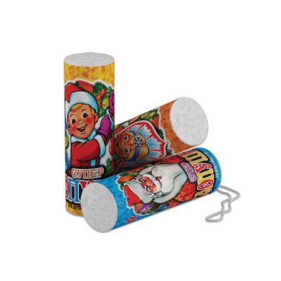 Супер с серпантином Хлопушки купить в Долинске | dolinsk.salutsklad.ru