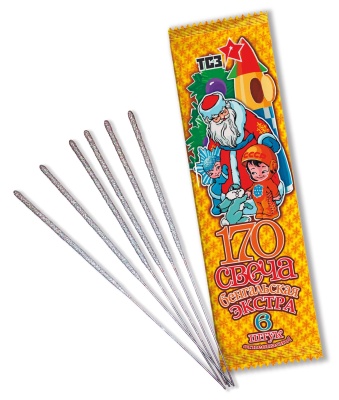 170 мм. Экстра Бенгальские огни купить в Долинске | dolinsk.salutsklad.ru