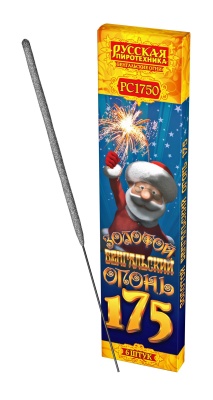Золотой 175 мм. Бенгальские огни купить в Долинске | dolinsk.salutsklad.ru