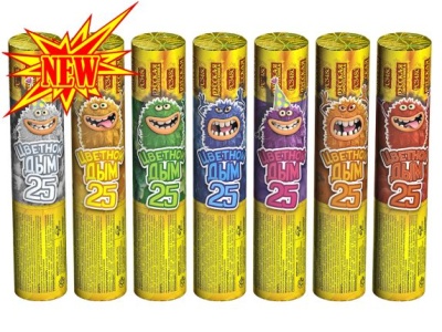 Цветной дым 25 Цветной дым купить в Долинске | dolinsk.salutsklad.ru